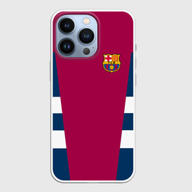 Чехол для iPhone 13 Pro с принтом FC Barcelona 2018 Vintage в Новосибирске,  |  | Тематика изображения на принте: fc | fc barcelona | fcb | fly emirates | ronaldo | абстракция | барселона | геометрия | зож | клуб | линии | месси | модные | мяч | реал мадрид | спорт | спортивные | тренды | футбол | футбольный клуб | эмблема