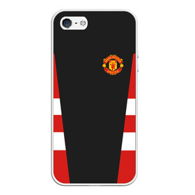 Чехол для iPhone 5/5S матовый с принтом Manchester United Vintage 2018 в Новосибирске, Силикон | Область печати: задняя сторона чехла, без боковых панелей | Тематика изображения на принте: emirates | fc | manchester united | абстракция | геометрия | зож | клуб | линии | манчестер юнайтед | модные | мяч | россии | спорт | спортивные | стиль | тренды | футбол | футбольный клуб | экстрим | эмблема