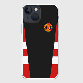 Чехол для iPhone 13 mini с принтом Manchester United Vintage 2018 в Новосибирске,  |  | Тематика изображения на принте: emirates | fc | manchester united | абстракция | геометрия | зож | клуб | линии | манчестер юнайтед | модные | мяч | россии | спорт | спортивные | стиль | тренды | футбол | футбольный клуб | экстрим | эмблема