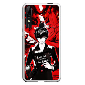 Чехол для Honor P Smart Z с принтом persona 5 в Новосибирске, Силикон | Область печати: задняя сторона чехла, без боковых панелей | Тематика изображения на принте: акира курусу | анн такамаки | мона | морган | моргана | пантера | саэ ниидзима | трикстер | узник