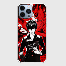 Чехол для iPhone 13 Pro Max с принтом persona 5 в Новосибирске,  |  | Тематика изображения на принте: акира курусу | анн такамаки | мона | морган | моргана | пантера | саэ ниидзима | трикстер | узник