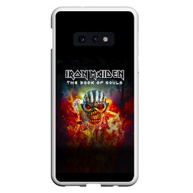 Чехол для Samsung S10E с принтом Iron Maiden в Новосибирске, Силикон | Область печати: задняя сторона чехла, без боковых панелей | iron maiden | адриан смит | айрон мейден | группа | дэйв мюррей | железная дева | индеец | ирон майден | метал | мрачный | музыка | огонь | песни | рок | стив харрис | тяжелый | хеви | хевиметал