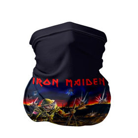 Бандана-труба 3D с принтом Боец Iron Maiden в Новосибирске, 100% полиэстер, ткань с особыми свойствами — Activecool | плотность 150‒180 г/м2; хорошо тянется, но сохраняет форму | iron maiden | адриан смит | айрон мейден | война | группа | дэйв мюррей | железная дева | ирон майден | метал | мрачный | музыка | песни | рок | солдат | стив харрис | тяжелый | хеви | хевиметал