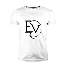 Мужская футболка премиум с принтом Evanescence в Новосибирске, 92% хлопок, 8% лайкра | приталенный силуэт, круглый вырез ворота, длина до линии бедра, короткий рукав | Тематика изображения на принте: 