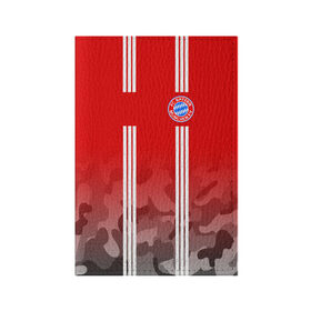 Обложка для паспорта матовая кожа с принтом FC Bayern 2018 Original #7 в Новосибирске, натуральная матовая кожа | размер 19,3 х 13,7 см; прозрачные пластиковые крепления | bayern | fly fc | бавария | спорт | футбольный клуб