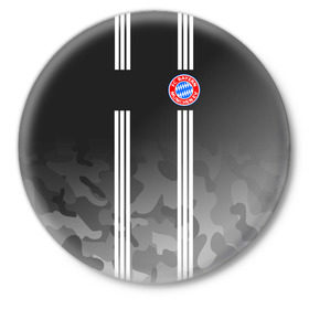 Значок с принтом FC Bayern 2018 Original #2 в Новосибирске,  металл | круглая форма, металлическая застежка в виде булавки | Тематика изображения на принте: 