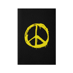 Обложка для паспорта матовая кожа с принтом Peace в Новосибирске, натуральная матовая кожа | размер 19,3 х 13,7 см; прозрачные пластиковые крепления | Тематика изображения на принте: peace | vppdgryphon | арт | краска | мирный | миролюбивый | пацифик | прикольные | хиппи | цветные