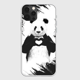 Чехол для iPhone 12 Pro Max с принтом Panda love в Новосибирске, Силикон |  | Тематика изображения на принте: 14 февраля | love | panda | panda love | день святого валентина | любовь | панда