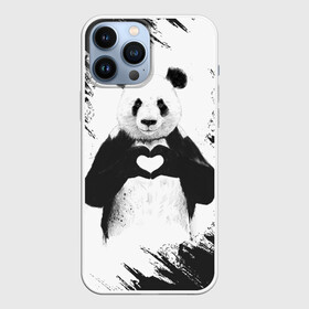 Чехол для iPhone 13 Pro Max с принтом Panda love в Новосибирске,  |  | 14 февраля | love | panda | panda love | день святого валентина | любовь | панда