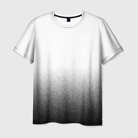 Мужская футболка 3D с принтом Градиент 4 в Новосибирске, 100% полиэфир | прямой крой, круглый вырез горловины, длина до линии бедер | градиент | минимализм | точки