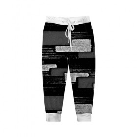 Детские брюки 3D с принтом abstraction texture в Новосибирске, 100% полиэстер | манжеты по низу, эластичный пояс регулируется шнурком, по бокам два кармана без застежек, внутренняя часть кармана из мелкой сетки | Тематика изображения на принте: 