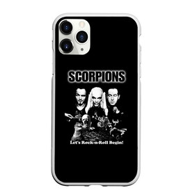 Чехол для iPhone 11 Pro матовый с принтом Группа Scorpions в Новосибирске, Силикон |  | scorpions | группа | скорпионс | хард | хардрок