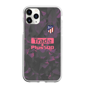 Чехол для iPhone 11 Pro матовый с принтом Atletico Madrid Original #8 в Новосибирске, Силикон |  | атлетико мадрид | полигоны | эмблема