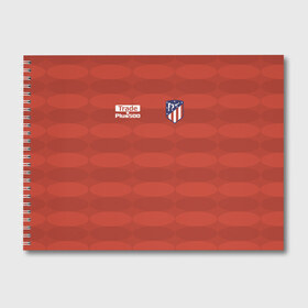 Альбом для рисования с принтом Atletico Madrid Original #10 в Новосибирске, 100% бумага
 | матовая бумага, плотность 200 мг. | атлетико мадрид | эмблема