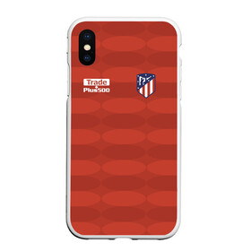 Чехол для iPhone XS Max матовый с принтом Atletico Madrid Original #10 в Новосибирске, Силикон | Область печати: задняя сторона чехла, без боковых панелей | атлетико мадрид | эмблема