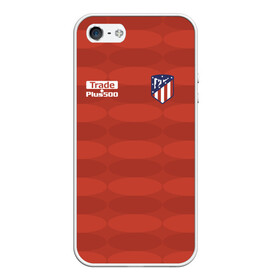 Чехол для iPhone 5/5S матовый с принтом Atletico Madrid Original #10 в Новосибирске, Силикон | Область печати: задняя сторона чехла, без боковых панелей | атлетико мадрид | эмблема