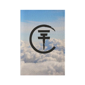 Обложка для паспорта матовая кожа с принтом Clouds Tokio Hotel в Новосибирске, натуральная матовая кожа | размер 19,3 х 13,7 см; прозрачные пластиковые крепления | Тематика изображения на принте: bill kaulitz | tokio hotel | билл каулиц