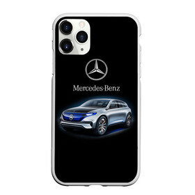 Чехол для iPhone 11 Pro матовый с принтом Mercedes-Benz в Новосибирске, Силикон |  | kомпания производитель легковых автомобилей премиального класса | немецкое качество