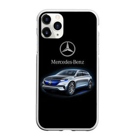 Чехол для iPhone 11 Pro Max матовый с принтом Mercedes-Benz в Новосибирске, Силикон |  | kомпания производитель легковых автомобилей премиального класса | немецкое качество