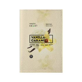 Обложка для паспорта матовая кожа с принтом Vanilla-Caramel в Новосибирске, натуральная матовая кожа | размер 19,3 х 13,7 см; прозрачные пластиковые крепления | 