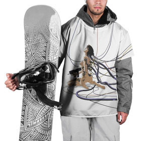 Накидка на куртку 3D с принтом Ghost in the shell в Новосибирске, 100% полиэстер |  | Тематика изображения на принте: anime | ghost in the shell | motoko | аниме | белый | мотоко | призрак в доспехах