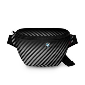 Поясная сумка 3D с принтом BMW 2018 Black Collection в Новосибирске, 100% полиэстер | плотная ткань, ремень с регулируемой длиной, внутри несколько карманов для мелочей, основное отделение и карман с обратной стороны сумки застегиваются на молнию | bmw | автомобильные | бмв | машины
