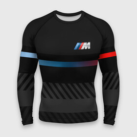 Мужской рашгард 3D с принтом BMW brand color в Новосибирске,  |  | bmw | bmw motorsport | bmw performance | carbon | m | motorsport | performance | sport | бмв | карбон | моторспорт | спорт