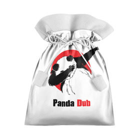 Подарочный 3D мешок с принтом Panda dub в Новосибирске, 100% полиэстер | Размер: 29*39 см | dab | dance | dub | movement | panda | движение | панда | танец