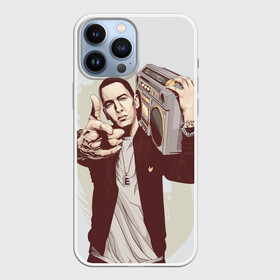 Чехол для iPhone 13 Pro Max с принтом Eminem Art в Новосибирске,  |  | Тематика изображения на принте: art | eminem | hip hop | rap | rap god | арт | брюс | бумбокс | маршалл | мэтерс | рэп | хим хоп | эминем