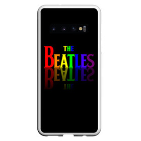 Чехол для Samsung Galaxy S10 с принтом The beatles в Новосибирске, Силикон | Область печати: задняя сторона чехла, без боковых панелей | british | rock | the beatles