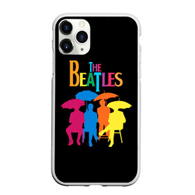 Чехол для iPhone 11 Pro матовый с принтом The beatles в Новосибирске, Силикон |  | british | rock | the beatles