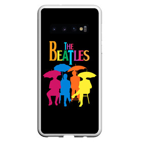 Чехол для Samsung Galaxy S10 с принтом The beatles в Новосибирске, Силикон | Область печати: задняя сторона чехла, без боковых панелей | british | rock | the beatles