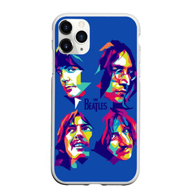 Чехол для iPhone 11 Pro матовый с принтом The beatles в Новосибирске, Силикон |  | the beatles | искусство | поп арт