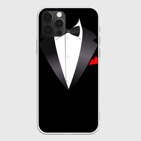 Чехол для iPhone 12 Pro Max с принтом Смокинг в Новосибирске, Силикон |  | жених | муж | свадьба | смокинг | смокинг для жениха