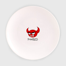 Тарелка 3D с принтом FreeBSD демон в Новосибирске, фарфор | диаметр - 210 мм
диаметр для нанесения принта - 120 мм | bsd | demon | freebsd | os | unix | демон | злой | ос | чёртик