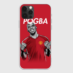 Чехол для iPhone 12 Pro Max с принтом Pogba Manchester United в Новосибирске, Силикон |  | Тематика изображения на принте: mu | paul | pogba | манчестер юнайтед | мю | погба | форма