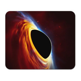 Коврик прямоугольный с принтом Black planet в Новосибирске, натуральный каучук | размер 230 х 185 мм; запечатка лицевой стороны | Тематика изображения на принте: black hole | planet | space | астрономия | вселенная | звёзды | космос | млечный путь | планета | чёрная дыра