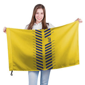 Флаг 3D с принтом Juventus 2018 Creative #1 в Новосибирске, 100% полиэстер | плотность ткани — 95 г/м2, размер — 67 х 109 см. Принт наносится с одной стороны | 
