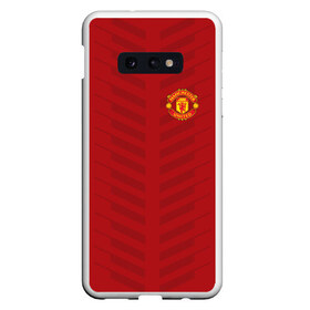 Чехол для Samsung S10E с принтом Manchester United Creative #1 в Новосибирске, Силикон | Область печати: задняя сторона чехла, без боковых панелей | emirates | fc | manchester united | абстракция | геометрия | зож | клуб | линии | манчестер юнайтед | модные | мяч | россии | спорт | спортивные | стиль | тренды | футбол | футбольный клуб | экстрим | эмблема