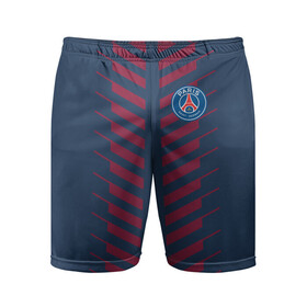 Мужские шорты спортивные с принтом PSG LOGO ORIGINAL UNIFORM  ПСЖ ФОРМА в Новосибирске,  |  | fc | fly emirates | paris | psg | лого | париж | псж | спорт | спортивные | фк | футбольный клуб