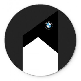 Коврик круглый с принтом BMW 2018 SportWear #3 в Новосибирске, резина и полиэстер | круглая форма, изображение наносится на всю лицевую часть | Тематика изображения на принте: bmw | автомобильные | бмв | машины