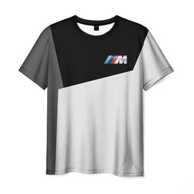 Мужская футболка 3D с принтом BMW 2018 SportWear #5 в Новосибирске, 100% полиэфир | прямой крой, круглый вырез горловины, длина до линии бедер | bmw | автомобиль | автомобильные | бмв | машины