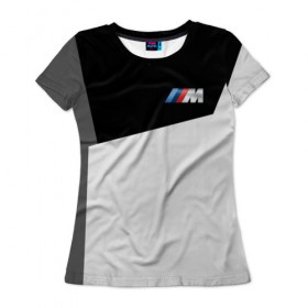 Женская футболка 3D с принтом BMW 2018 SportWear #5 в Новосибирске, 100% полиэфир ( синтетическое хлопкоподобное полотно) | прямой крой, круглый вырез горловины, длина до линии бедер | bmw | автомобиль | автомобильные | бмв | машины