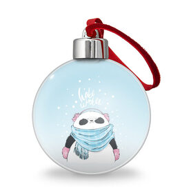 Ёлочный шар с принтом Hate winter в Новосибирске, Пластик | Диаметр: 77 мм | зима | новый год | подарок | рождество