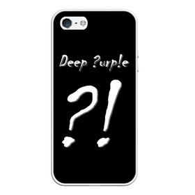 Чехол для iPhone 5/5S матовый с принтом Deep Purple в Новосибирске, Силикон | Область печати: задняя сторона чехла, без боковых панелей | album | british | deep purple | england | heavy metal | rock group | альбом | англия | британская | рок группа | хеви металл