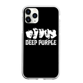 Чехол для iPhone 11 Pro Max матовый с принтом Deep Purple в Новосибирске, Силикон |  | Тематика изображения на принте: album | british | deep purple | england | heavy metal | rock group | альбом | англия | британская | рок группа | хеви металл