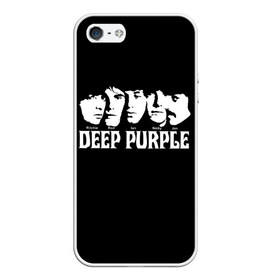 Чехол для iPhone 5/5S матовый с принтом Deep Purple в Новосибирске, Силикон | Область печати: задняя сторона чехла, без боковых панелей | album | british | deep purple | england | heavy metal | rock group | альбом | англия | британская | рок группа | хеви металл