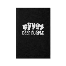 Обложка для паспорта матовая кожа с принтом Deep Purple в Новосибирске, натуральная матовая кожа | размер 19,3 х 13,7 см; прозрачные пластиковые крепления | Тематика изображения на принте: album | british | deep purple | england | heavy metal | rock group | альбом | англия | британская | рок группа | хеви металл