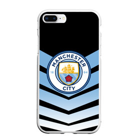 Чехол для iPhone 7Plus/8 Plus матовый с принтом Manchester city 2018 Arrow в Новосибирске, Силикон | Область печати: задняя сторона чехла, без боковых панелей | fc | manchester city | манчестер сити | спорт | спортивные | футбол | футбольный клуб