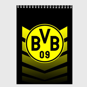 Скетчбук с принтом FC Borussia 2018 Original #15 в Новосибирске, 100% бумага
 | 48 листов, плотность листов — 100 г/м2, плотность картонной обложки — 250 г/м2. Листы скреплены сверху удобной пружинной спиралью | боруссия | дортмунд